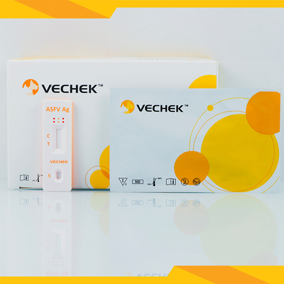 ASFV Antigen Rapid Test Cassette ชุดทดสอบเซรั่ม / พลาสมา / เนื้อเยื่อ Porcine 10 นาที