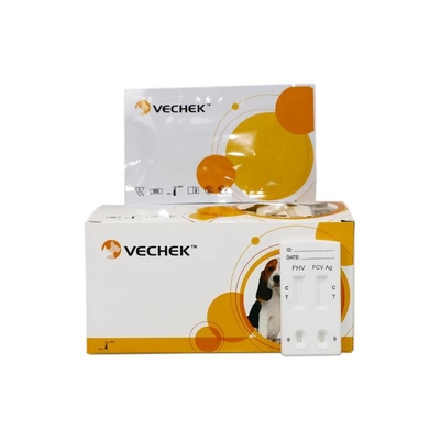 การทดสอบอย่างรวดเร็วของ Antigen Combo สำหรับ Feline Herpesvirus Antigen Feline Calicivirus Antigen
