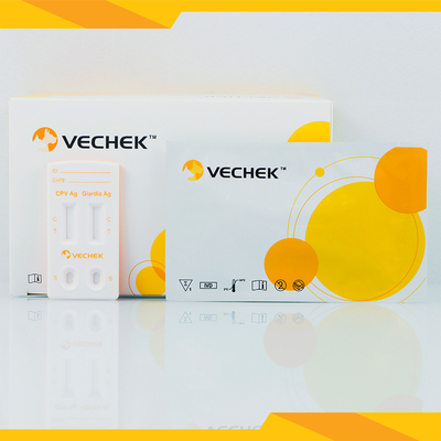 CPV+Giardia Lamblia Antigen Combo Rapid Test Cassette Dog Test Kits 120 ไมโครลิตร